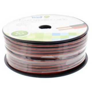 Cablu difuzor rosu-negru OFC cupru 2x1mm Well