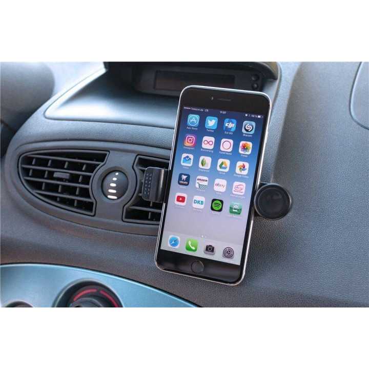 Suport auto universal pentru smartphone cu prindere la ventilatie Goobay