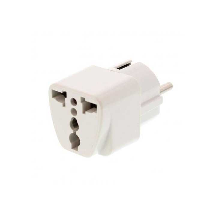 Adaptor universal la schuko 230V 16A alb