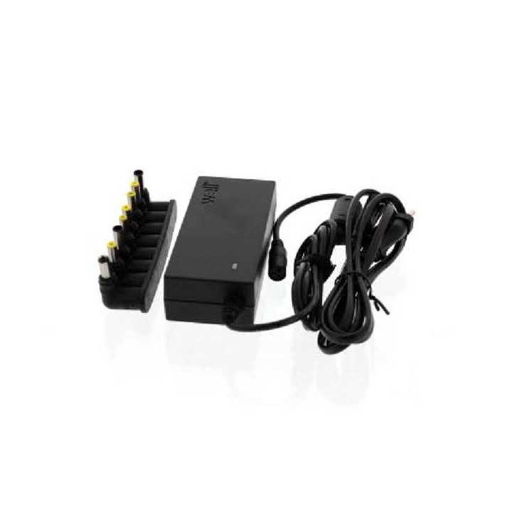 Alimentator pentru laptop universal 65W / 8 Tips / AC 100-240V si selectare automata a tensiunii Well