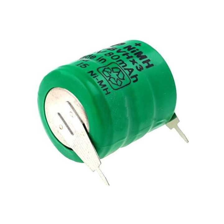 Acumulator NI-MH 3.6V 80mAh cu terminale