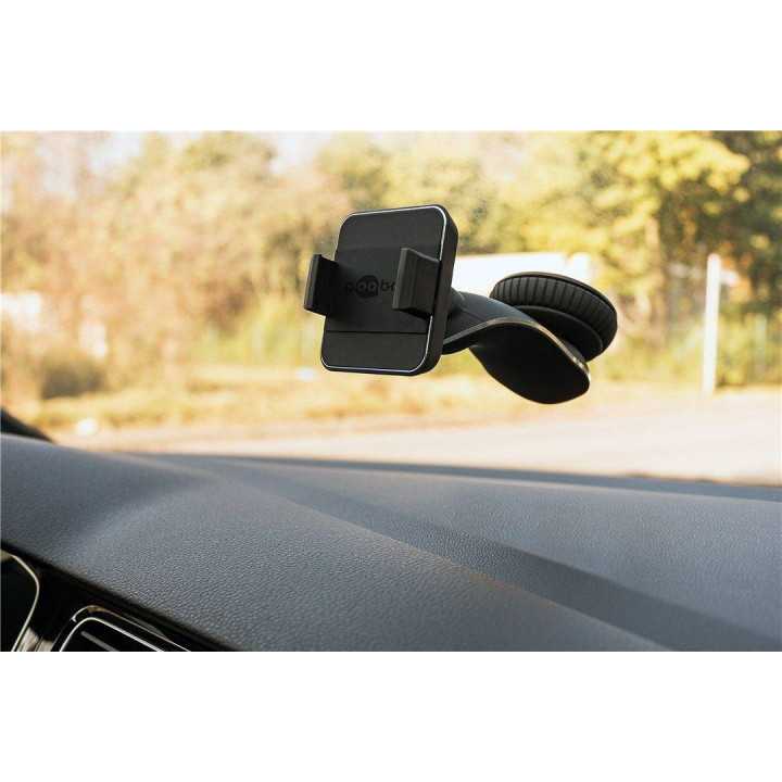 Suport universal auto cu ventuza pentru smartphone Goobay