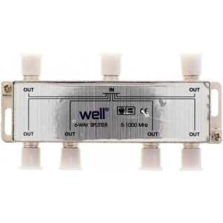 Distribuitor semnal TV 6 cai 1000Mhz Well