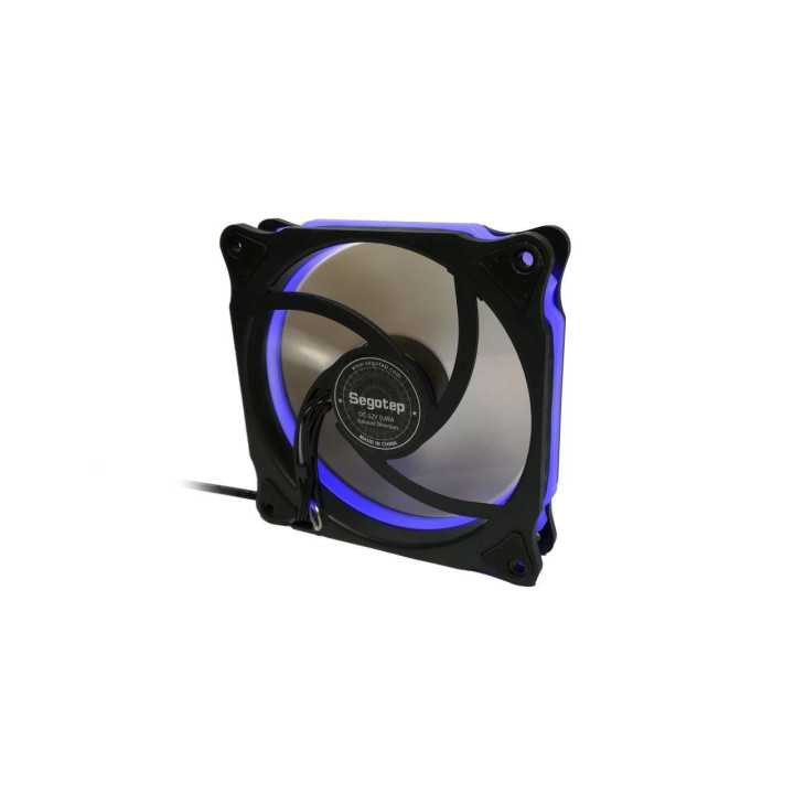 Ventilator albastru Segotep Halo-12 120mm Blue LED fan 12V