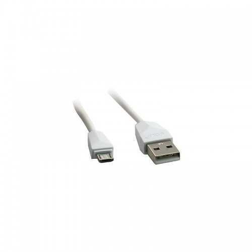 Cablu de incarcare USB Golf Diamond Micro USB alb 1m