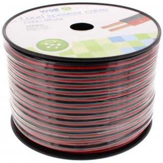 Cablu difuzor rosu/negru 2x2.50mm Well
