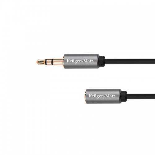 Cablu Jack 3.5 mm tata - mama 1m BASIC Kruger&Matz