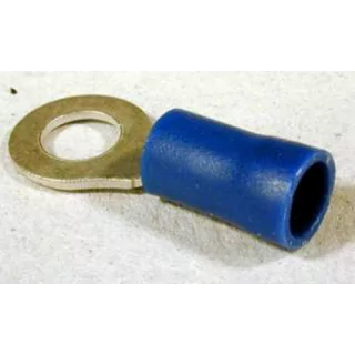Conector rotund inel papuc 5.3mm albastru