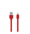 Cablu alimentare sincronizare de date USB - Lightning 1.5m rosu Allocacoc