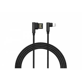 Cablu Golf Pudding iPhone 48I 1m 2.4A negru