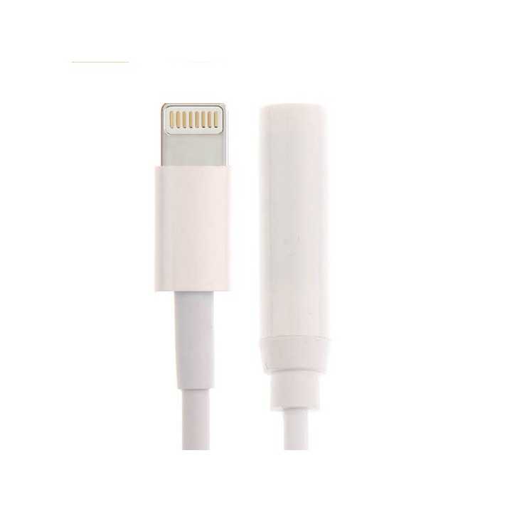 Adaptor iPhone 7 Lightning la Jack mama 3.5mm 0.1m