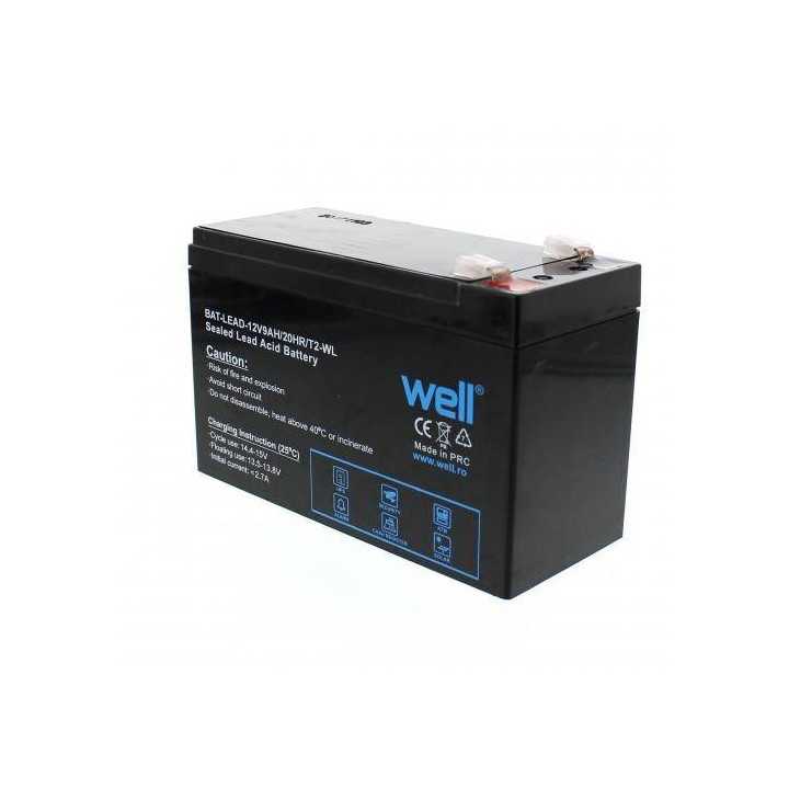 Acumulator plumb acid 12V 9AH cu borne late Well