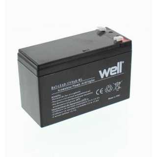 Acumulator plumb acid 12V 9AH Well T1 4.8mm BAT-LEAD-12V9AH-WL
