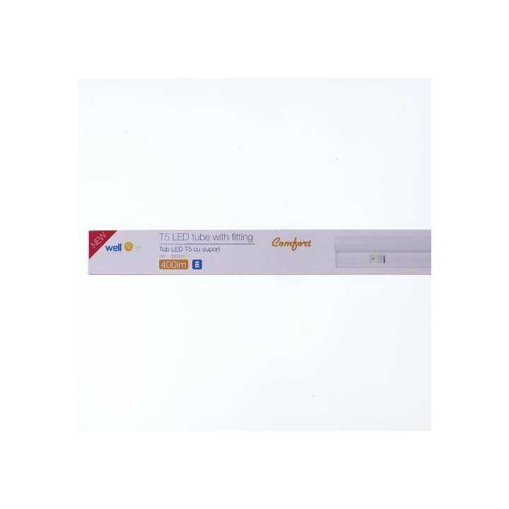 Corp cu tub LED T5 5W 300mm 4000K cu intrerupator Well
