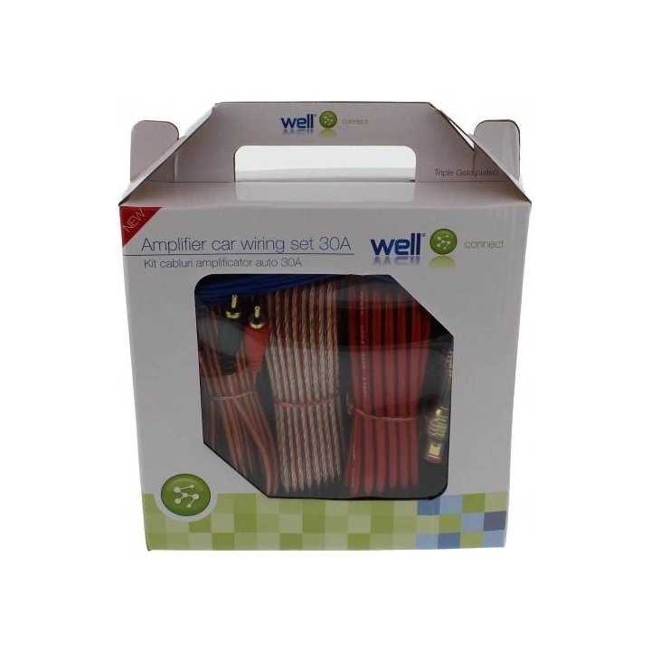 Kit cabluri amplificator auto 30A Well