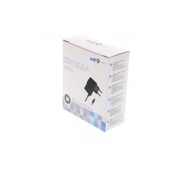 Alimentator AC/DC 12V 1A conector DC 5.5x2.1x10mm Well