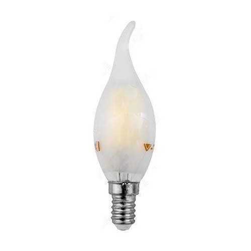 Bec E14 cu filament LED 4W 2700K alb cald sticla mata V-TAC