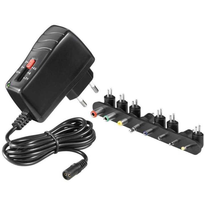 Adaptor alimentator universal in comutatie 3-7V 2.5A 2500mA Goobay