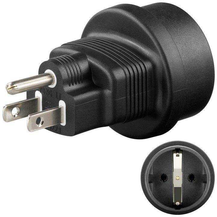 Adaptor priza Schuko - Japonia / US Goobay
