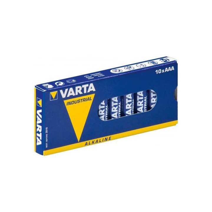 Baterii alcaline industrial R3 AAA 10buc/cutie Varta