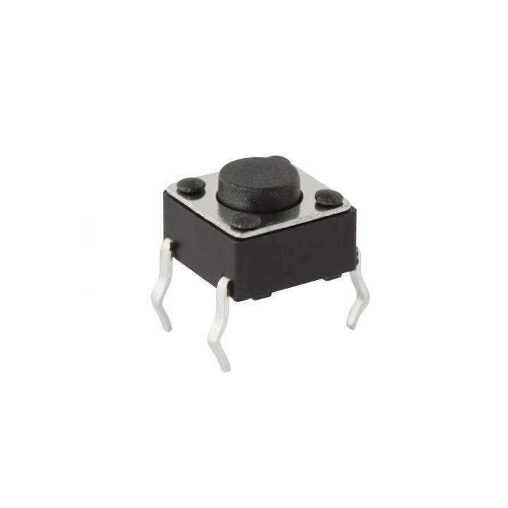 Microintrerupator 1 circuit 0.05A 12VDC OFF-(ON) buton 2.5 mm fara retinere
