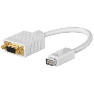 Cablu adaptor mini DVI-I la VGA mama Goobay