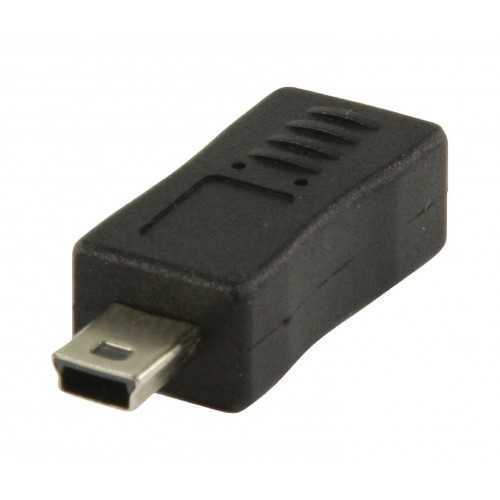 Adaptor USB 2.0 USB micro USB B mama - mini USB 5 pini tata Valueline
