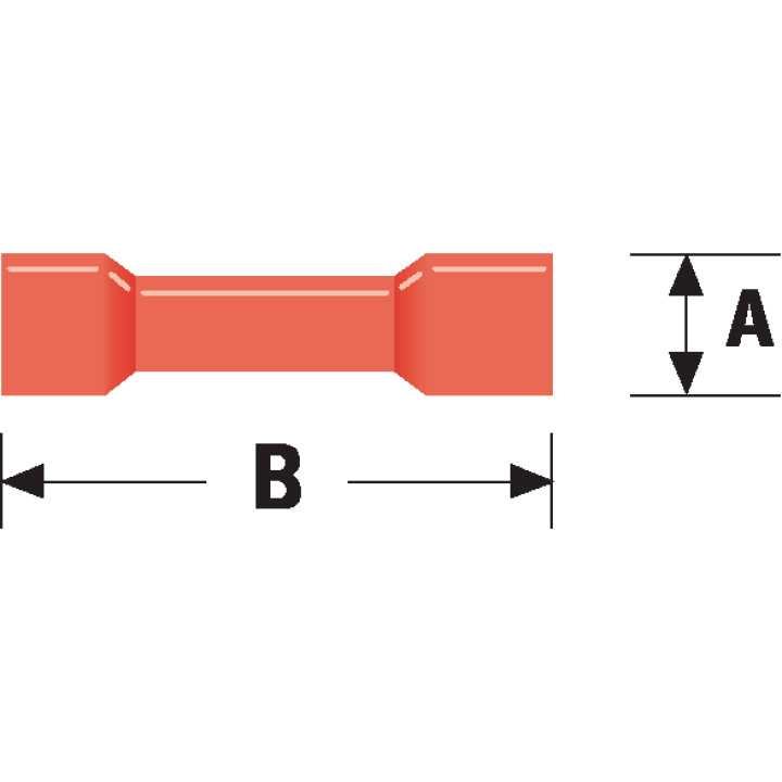 Papuc electric izolat tip pin diametru interior 4mm exterior 24.5mm recomandat ptr cablu cu sectiunea 0.5-1.5mm rosu Valueline