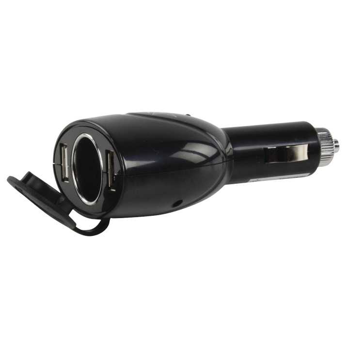 Alimentator bricheta auto dual USB 1A +slot bricheta mama HQ