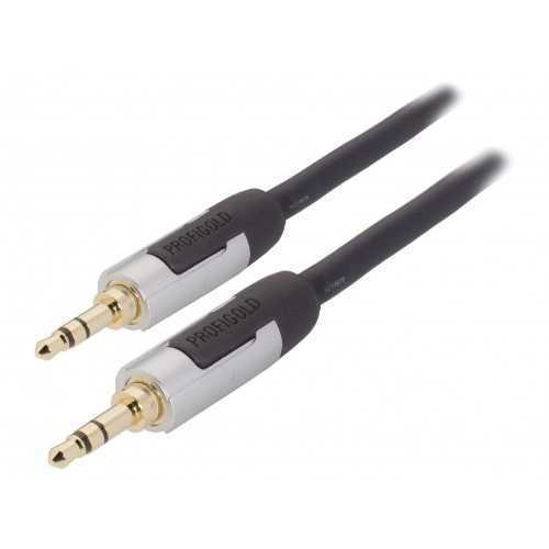 Cablu audio stereo Jack 3.5 mm tata-tata 2m OFC Profigold