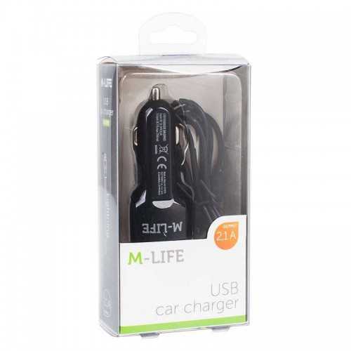 Incarcator auto lightning +USB 2.1A M-LIFE