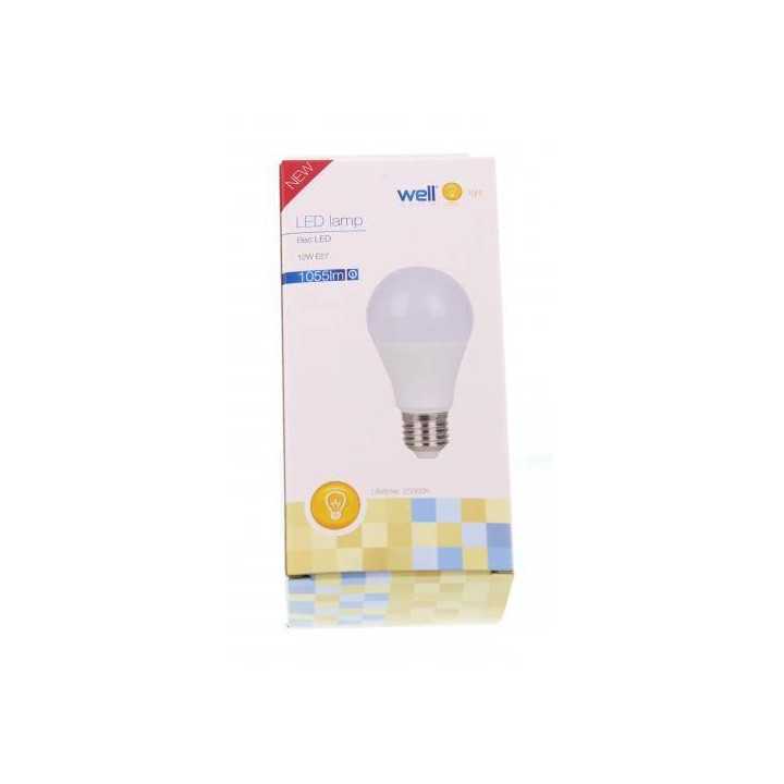 Bec cu led A60 E27 12W 230V lumina calda Well