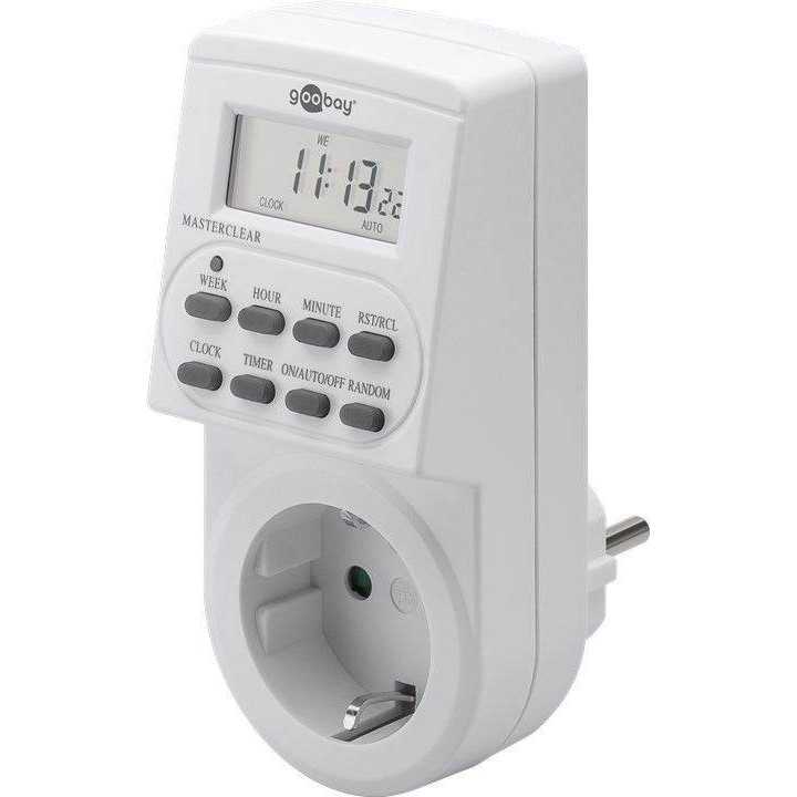 Timer digital 24/7 Goobay