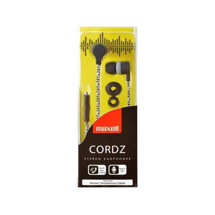 Casca in ureche negru CORDZ Maxell casti stereo cu microfon
