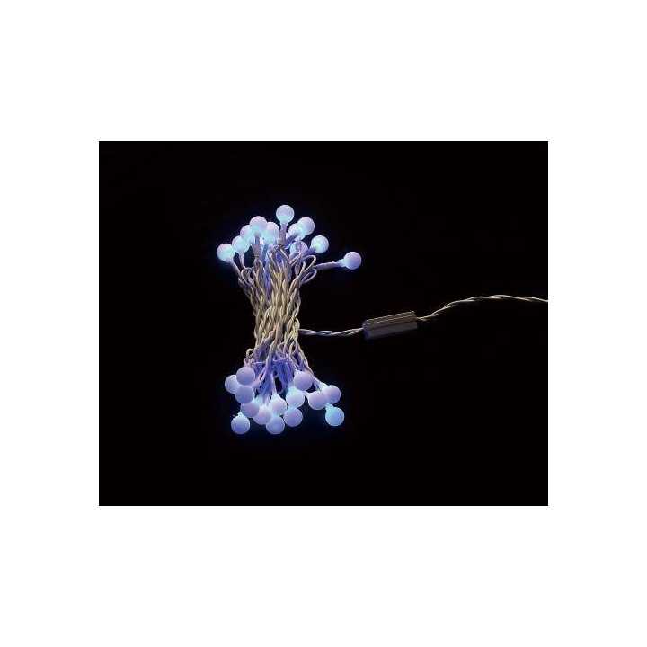 Ghirlanda luminoasa cu sfere albastre 30 LED-uri 4.35m well