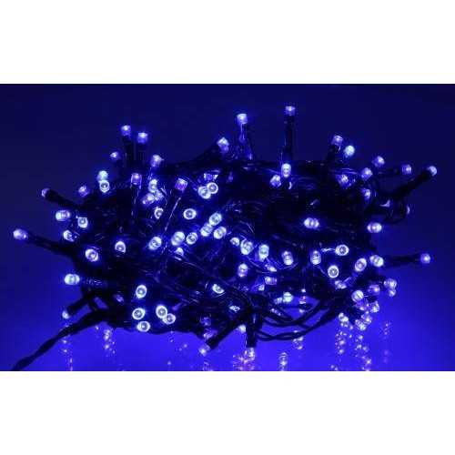 Ghirlanda luminoasa 180 LED-uri albastre cu jocuri de lumini well