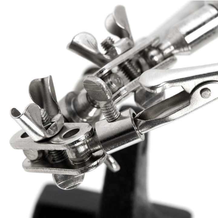 Suport placa circuit imprimat cu lupa marire 2x Fahrenheit