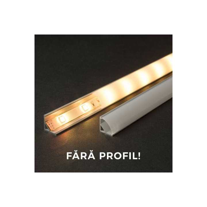 Ecran opal pentru profil aluminiu LED 1000mm Phenom