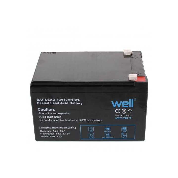 Acumulator plumb acid 12V 10AH Well BAT-LEAD-12V10AH-WL