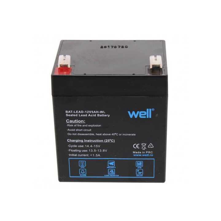 Acumulator plumb acid 12V 5Ah Well BAT-LEAD-12V5AH-WL