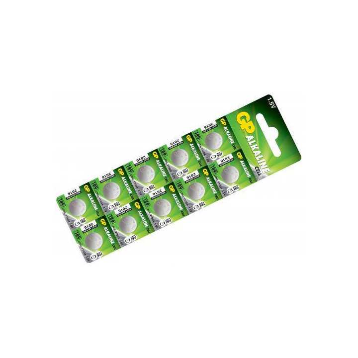 Baterie buton alcalina GP AG10 GP189 LR54 1.5V 44mAh 11.6X3.05mm 1buc
