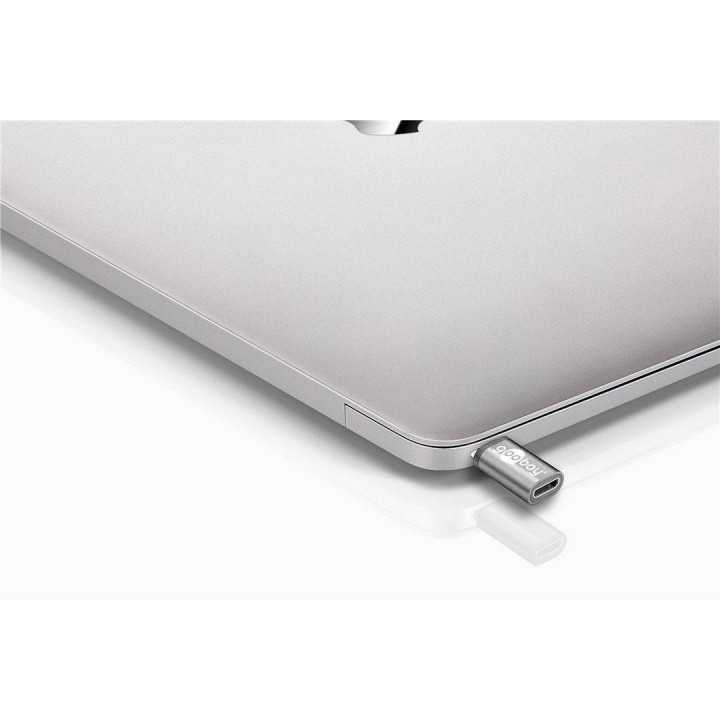 Adaptor USB Type C tata - micro USB 2.0 Tip B mama negru Goobay