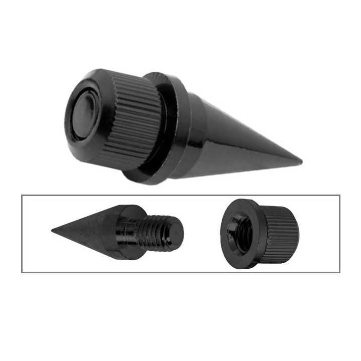 Contacte ascutite pentru incinte acustice metal negru