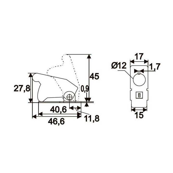 Protectie intrerupator Capison de siguranta pt 09015 09017 09051 09053 09054 09057 09087 09088