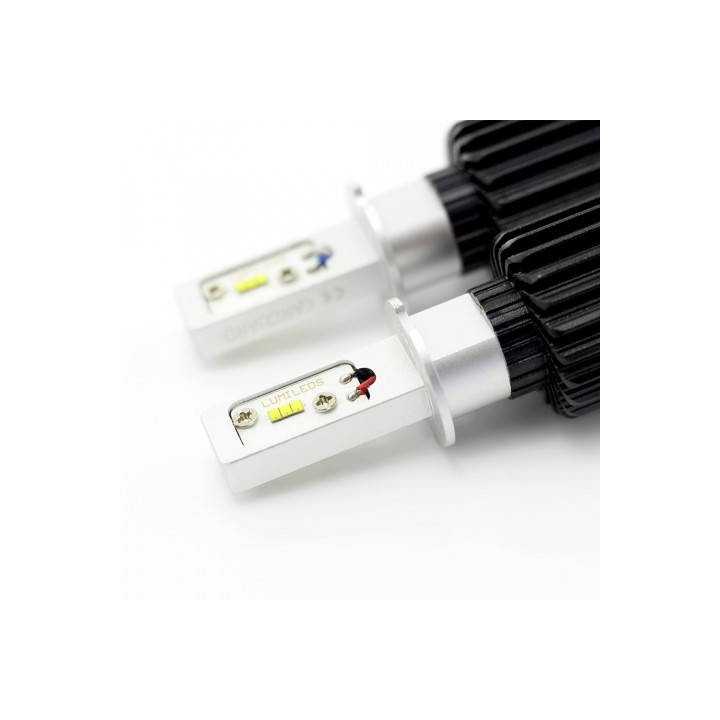 Becuri Far auto LED H3 set 2buc 12-24V 4000lm Lumina Alba CARGUARD