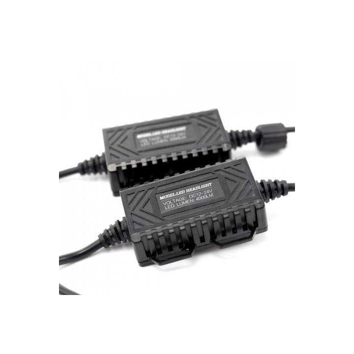 Becuri Far auto LED H3 set 2buc 12-24V 4000lm Lumina Alba CARGUARD