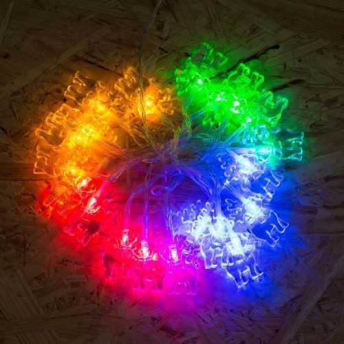 Sir lumini 20 LED Reni multicolor pe baterii 2m PHENOM LIGHTING TECHNOLOGY