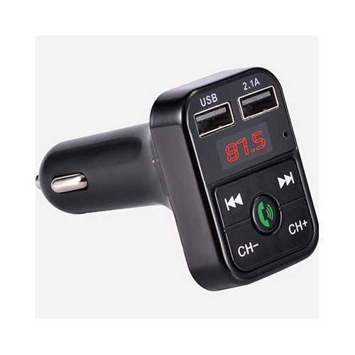 Modulator FM auto 12-24VCC +2x USB 2.1A cu afisaj LED +Bluetooth V4.2 +EDR