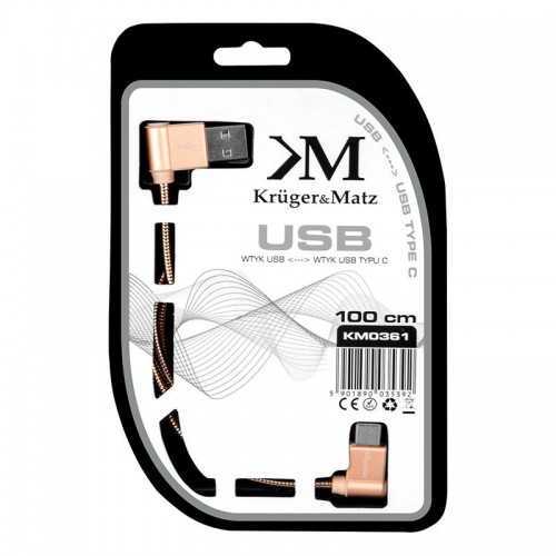 Cablu USB A - USB Type C 1m KRUGER&MATZ