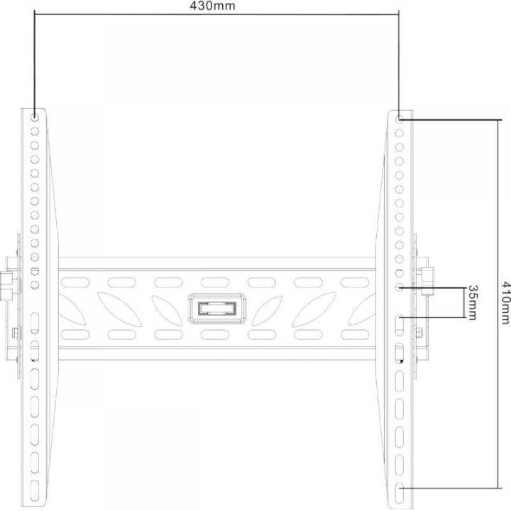 Suport LCD TV 32-55 inch negru BASIC Cabletech